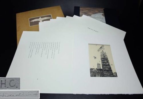 詩画集 詩・高橋睦郎 銅版画・秀島由己男 南天子画廊限定