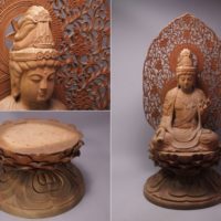 木彫 観音菩薩坐像