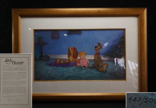 「わんわん物語」セル画