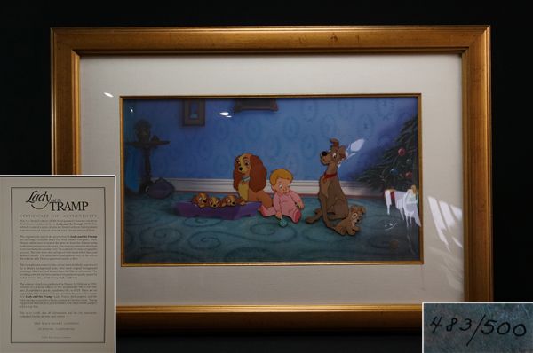 「わんわん物語」セル画