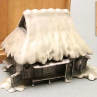 鋳金家 大島如雲作 香爐 銀製 葛屋型