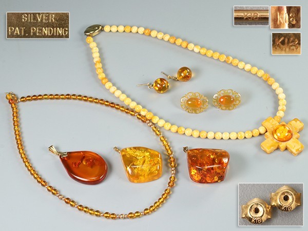 琥珀アクセサリー