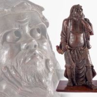 備前焼 達磨 置物 台座付属