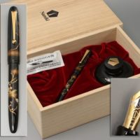 パイロットPILOT × ナミキNAMIKI 高級蒔絵万年筆「梅とうぐいす」ペン先K18