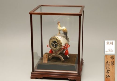 関武比古 銀製刻 東天紅