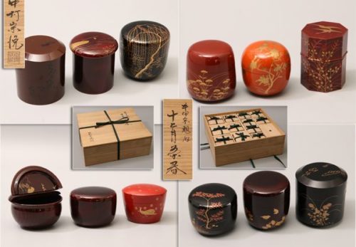 茶道具 中村宗悦作 十二月茶器