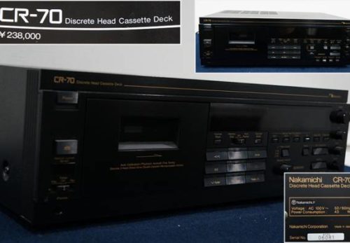 ナカミチNakamichi CR-70 カセットデッキ ジャンク品