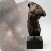 西洋彫刻美術 ブロンズ製 胸像