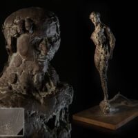 西洋彫刻 在銘 ブロンズ 裸婦像