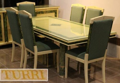 イタリア高級家具TURRI ダイニングセット テーブルイス6脚