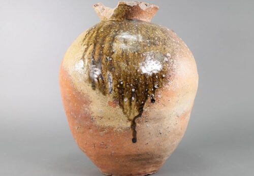 古信楽 壷 高さ37.5cm