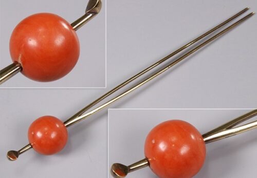 茶道具 関根悦子造 義山 平水指 合箱 / 茶室茶器茶碗建水差釜切子硝子工芸師・須田富雄ギヤマンガラス