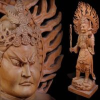 大作　高さ113.0cm　木彫 仏像