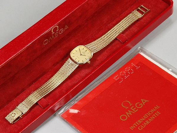 OMEGA オメガ DE VILLE デビル レディース腕時計 クォーツ 箱付属